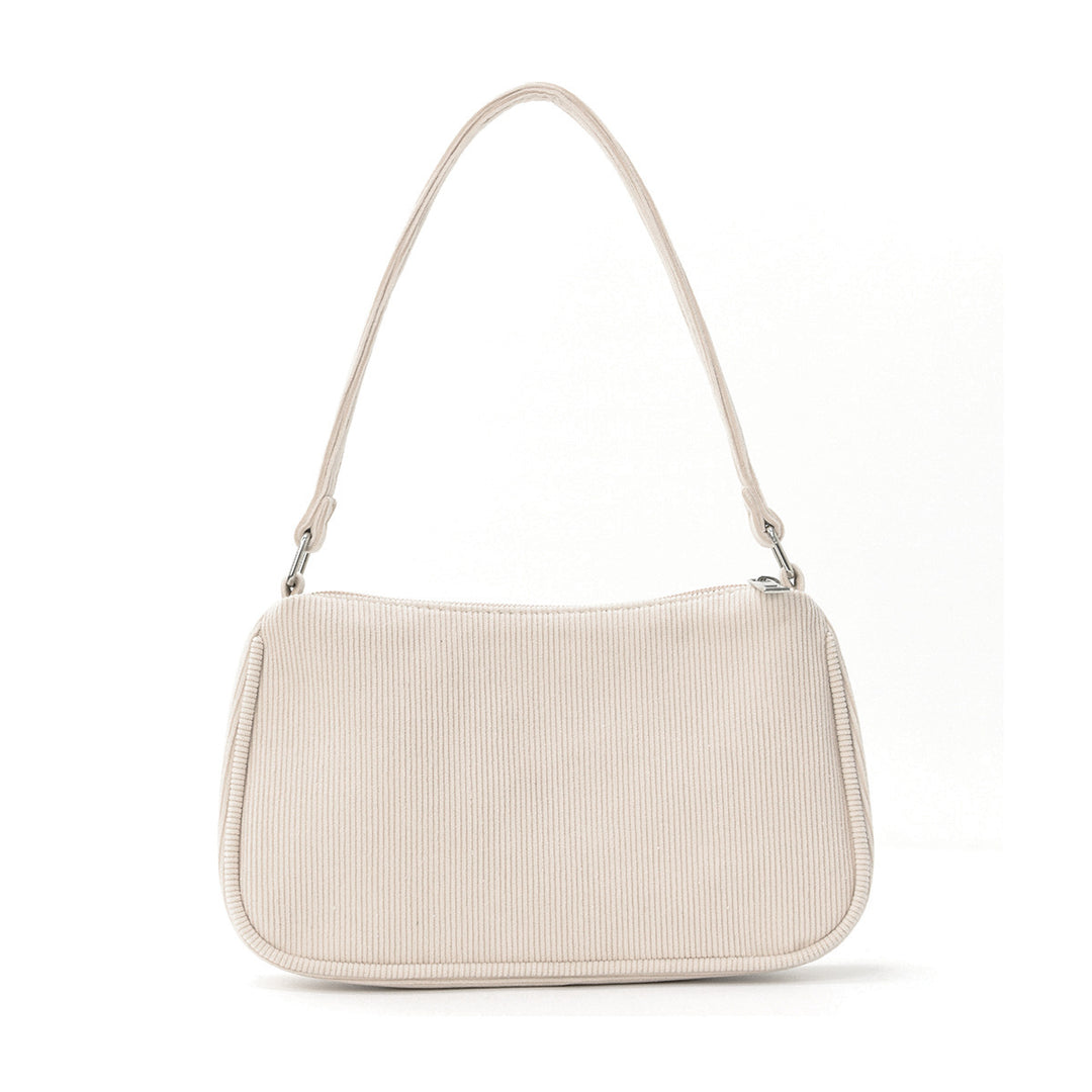 Fashionable shoulder bag with elegant ribbed design Stornfield