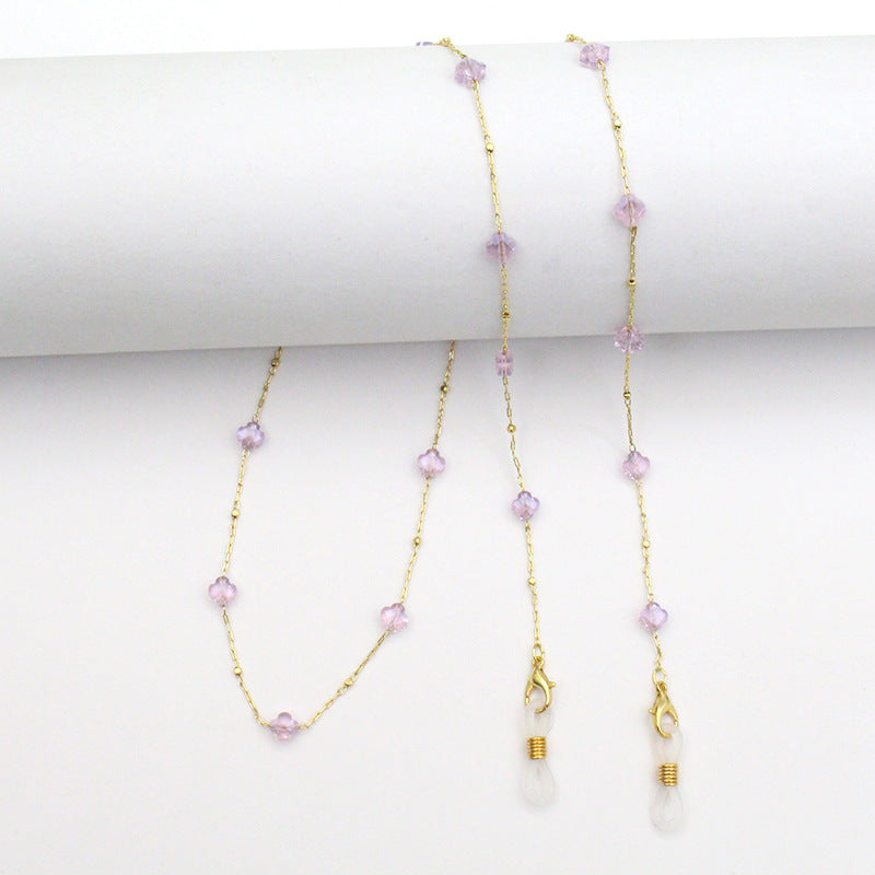 Elegant Crystal-Designed Eyewear Chain Stornfield