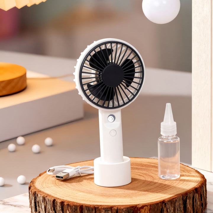 Women Portable Hand Fan with Spray Function Stornfield