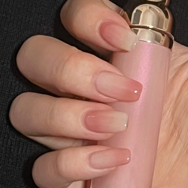 Artificial Nail Set with Elegant Ombre Effect Stornfield