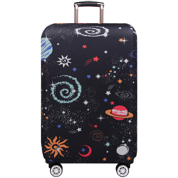 Ladies hard shell suitcase with elegant pattern print Stornfield