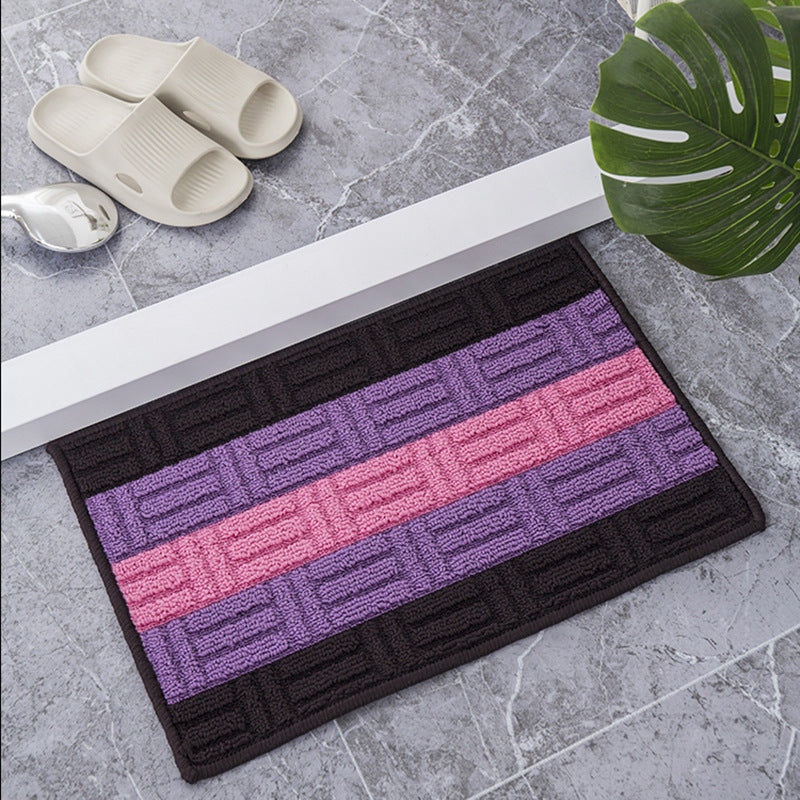 Geometric Pattern Bath Mat
