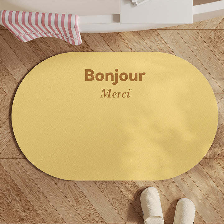 Inspirational Quote Bath Mat