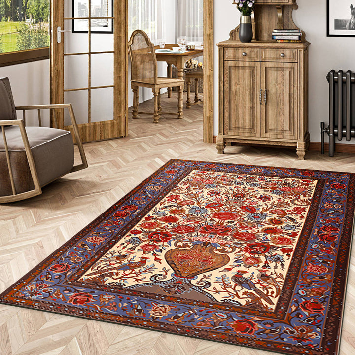 Ornate Vintage-Inspired Area Rug