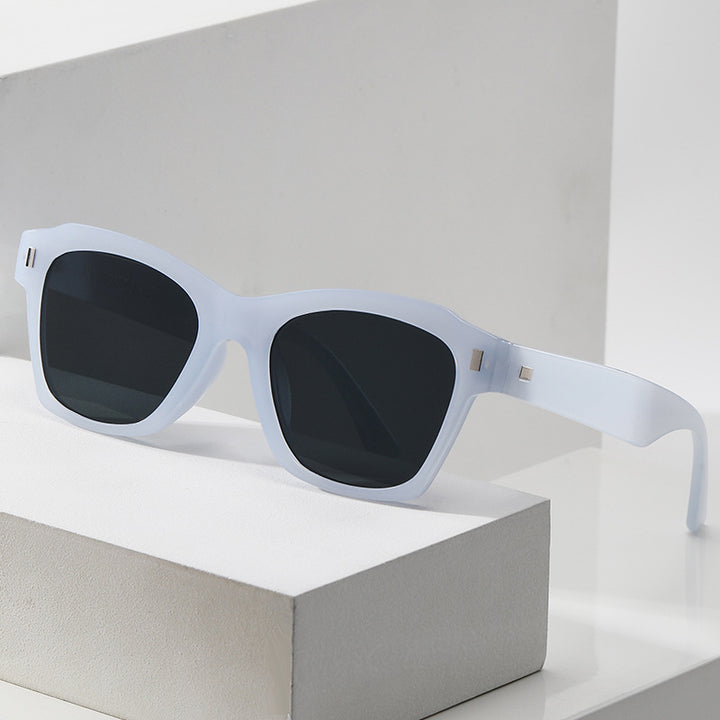 Women's fashionable sunglasses with transparent frame and high-quality UV protection Stornfield