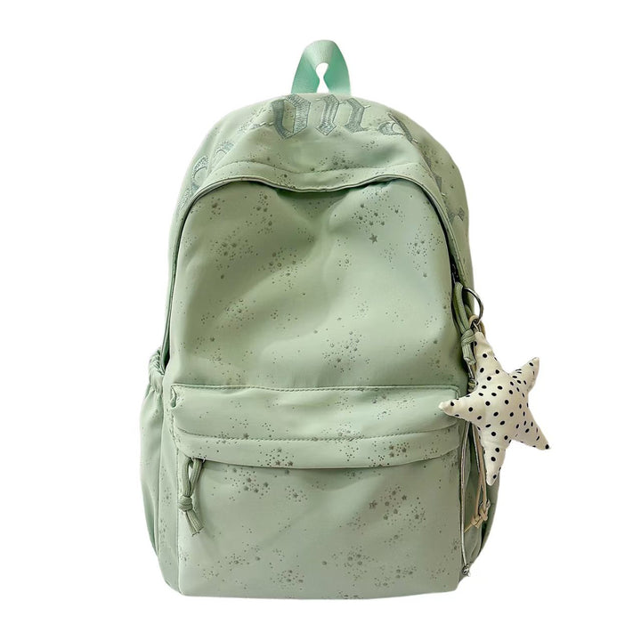 Stylish Textured Star Print Backpack Stornfield