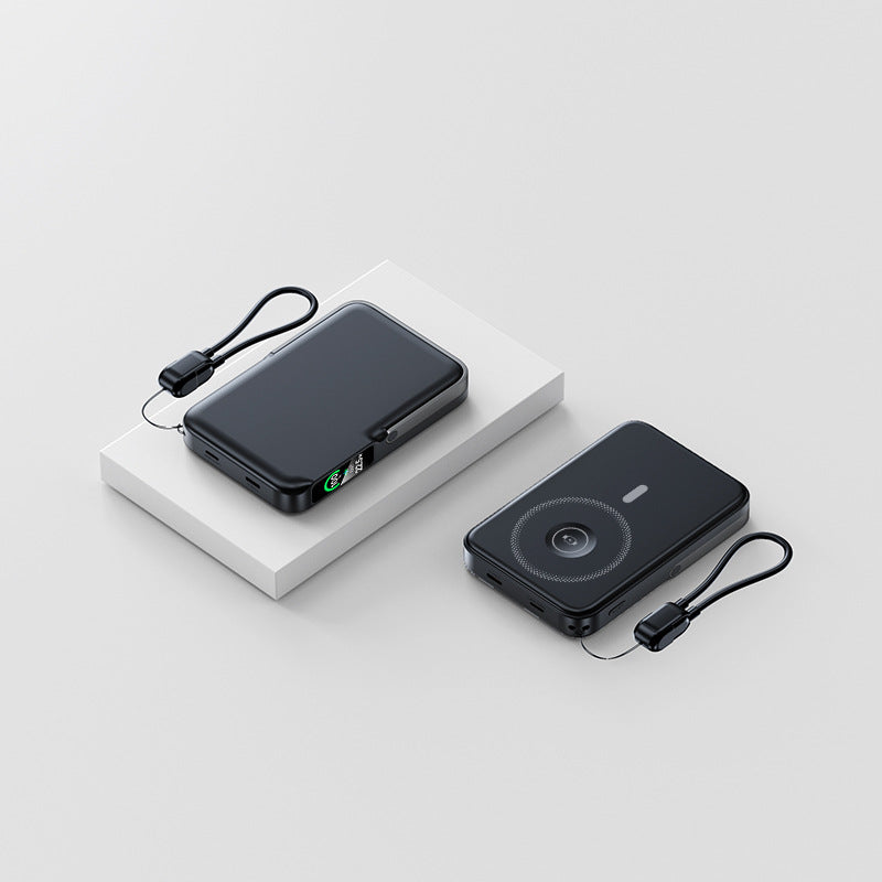 Ultrasonic lightweight power bank with integrated LED display and fast charging function Stornfield