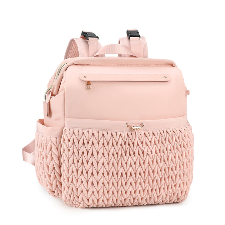Fashionable backpack with braided design Stornfield