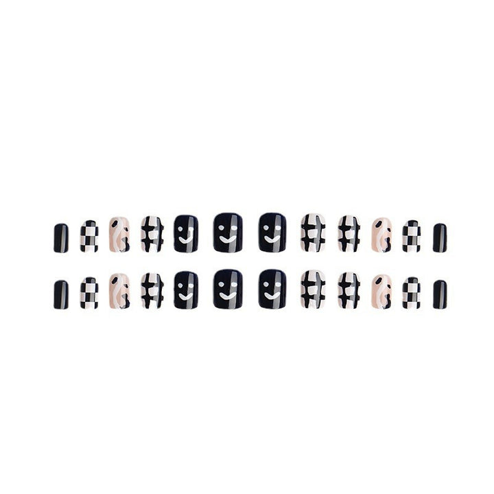 Creative nail art set with modern geometric patterns Stornfield