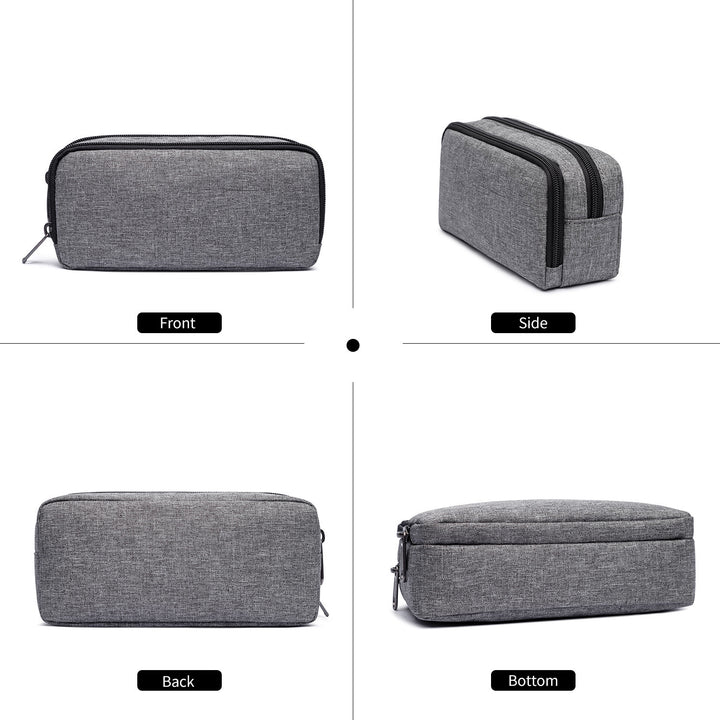 Multi-Compartment Zippered Pouch