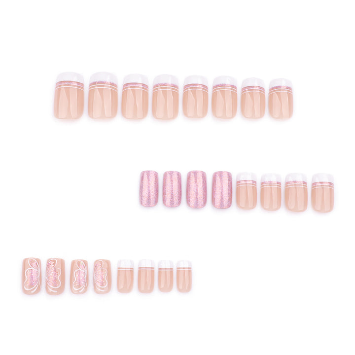 Artful Nail Art with Delicate Butterfly Motif Stornfield