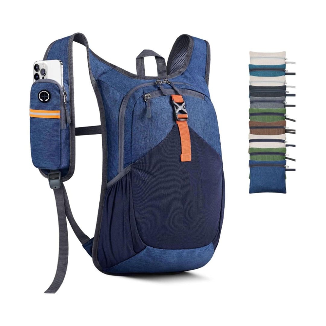 Versatile sports backpack with drink holder and safety compartment Stornfield
