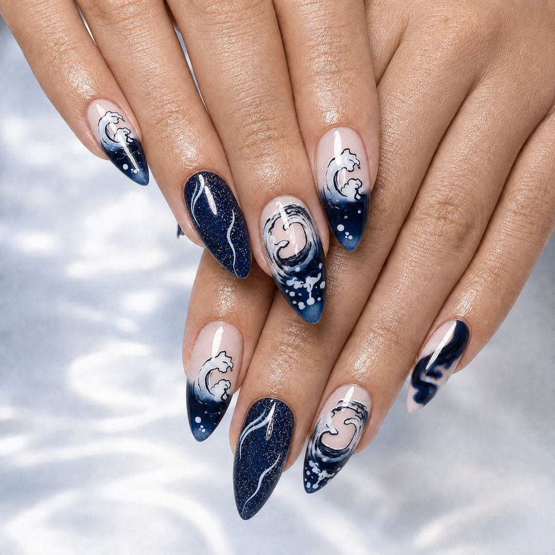 Premium Nail Set with Maritime Design Stornfield