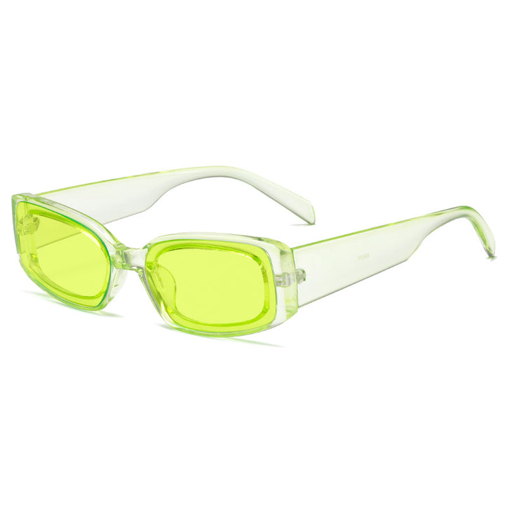 Women's stylish sunglasses with square lenses and transparent frame Stornfield