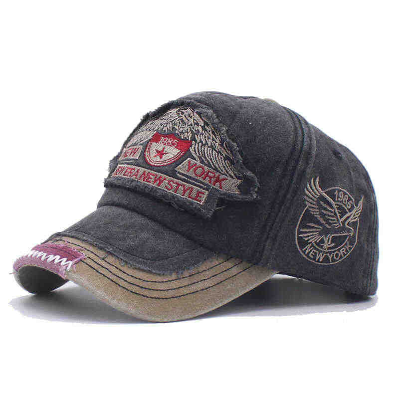Men's Distressed Denim Cap Stornfield