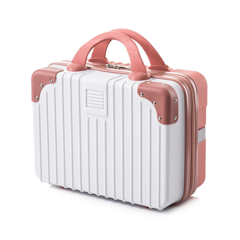 hard-shell cosmetic travel case with double top handles and reinforced corner protectors Stornfield