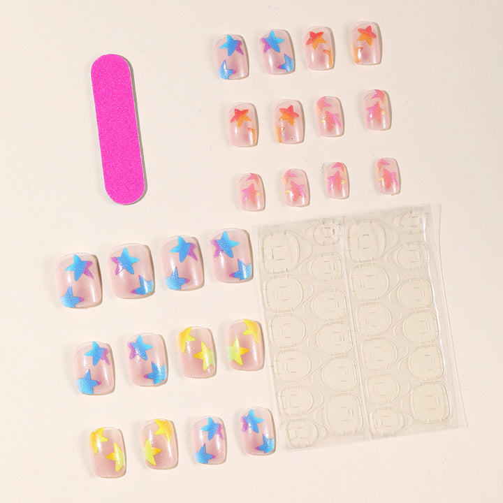Starry Glow-In-The-Dark Nail Art Extensions Stornfield
