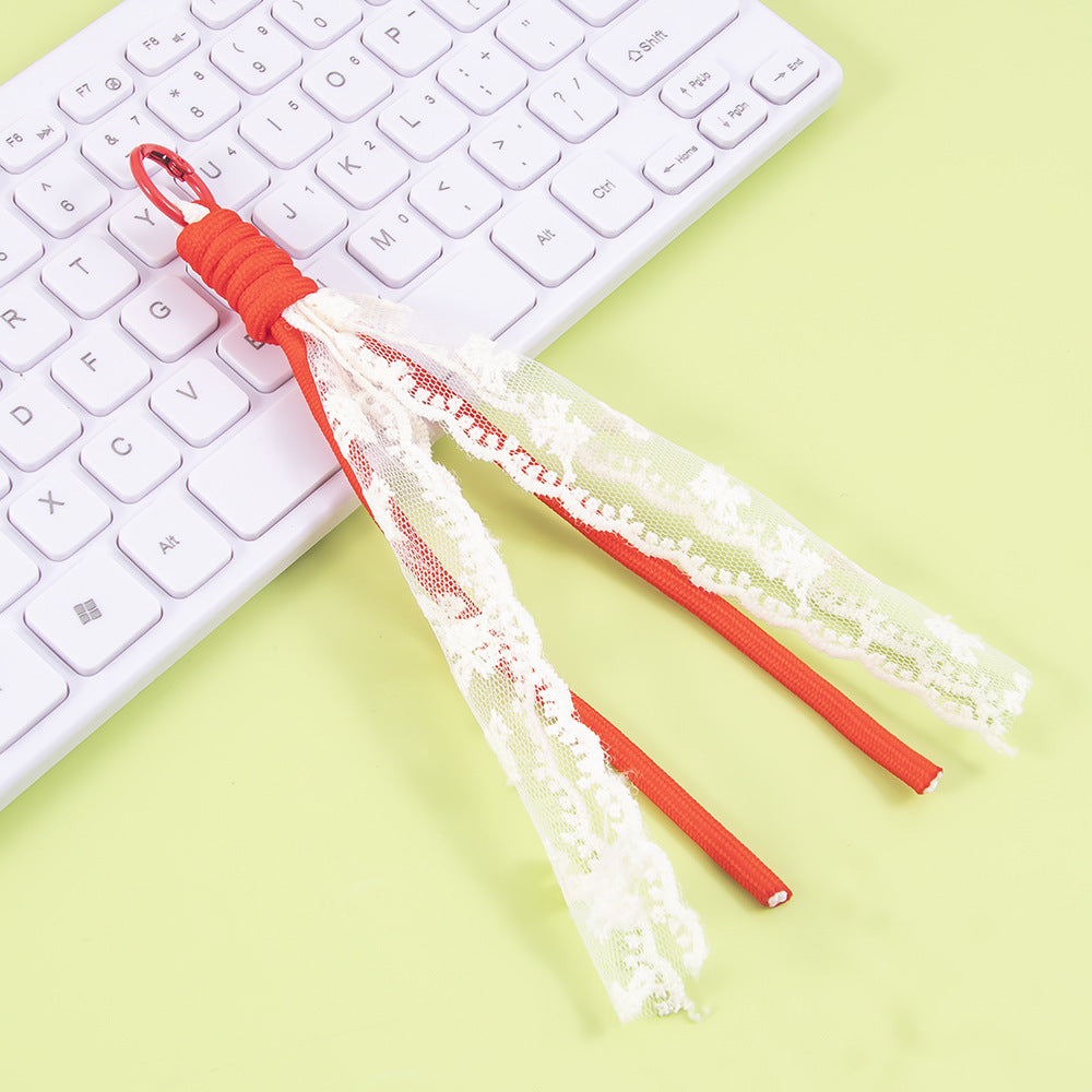 Elegant Lace Tassel Keychain Stornfield