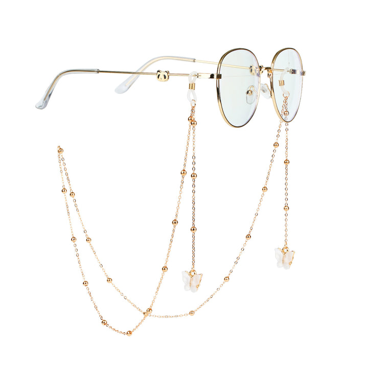 Fashionable sunglasses chains with butterfly pendants Stornfield