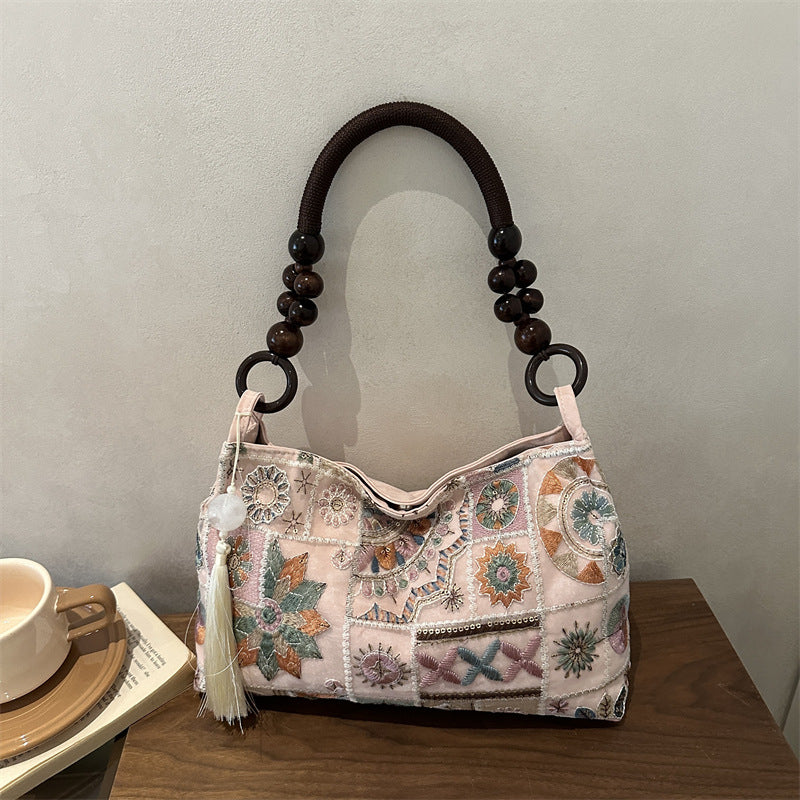 Artistic Patchwork Handbag