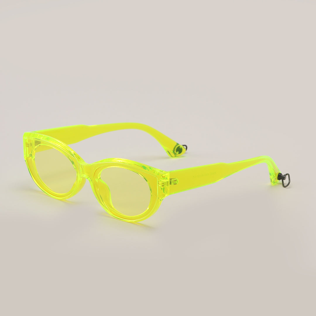 Women's fashionable sunglasses with transparent frame and UV protection Stornfield