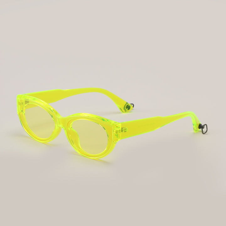 Women's fashionable sunglasses with transparent frame and UV protection Stornfield
