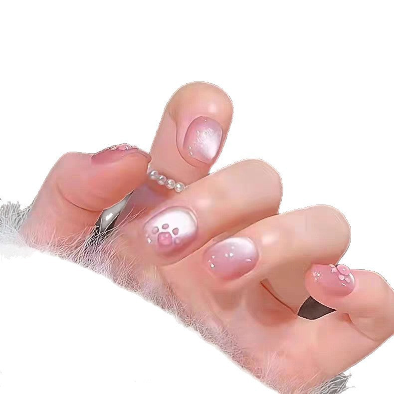 Decorative Crystal-Embellished Press-On Nails Stornfield