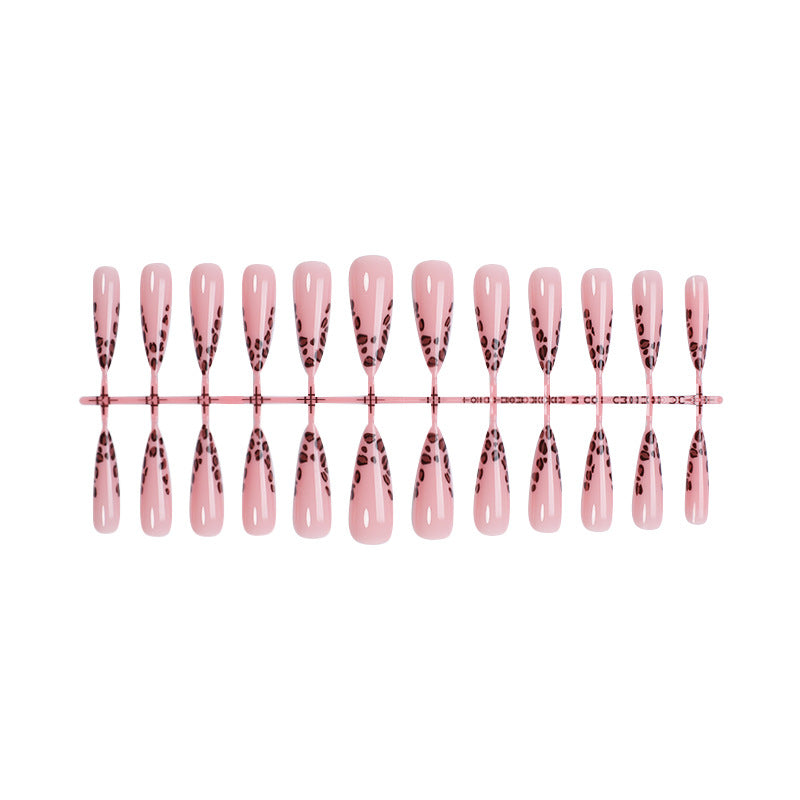 Premium Artistic Leopard Print Press-On Nails Stornfield