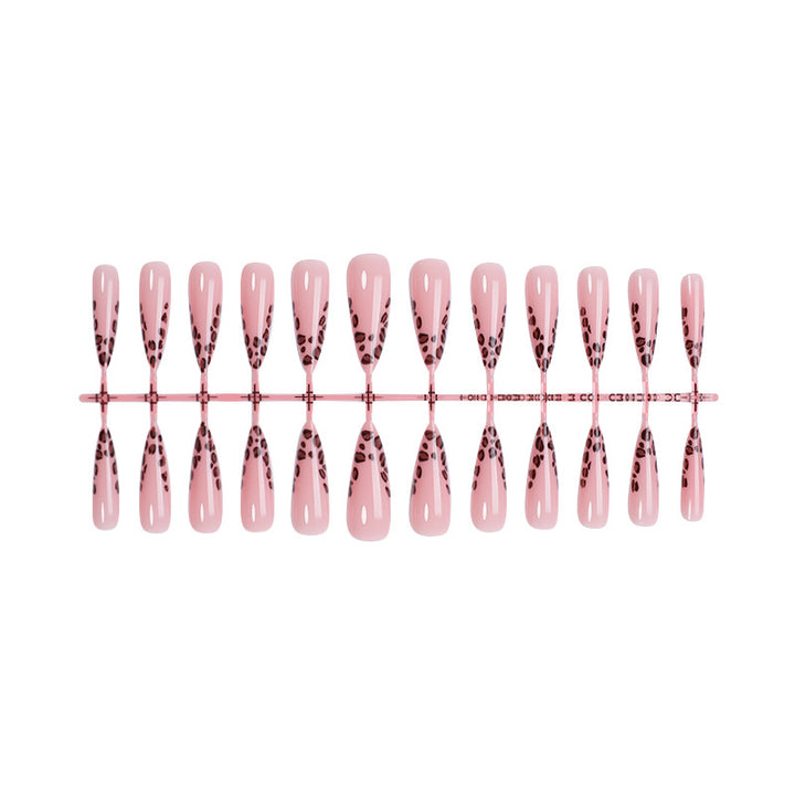 Premium Artistic Leopard Print Press-On Nails Stornfield