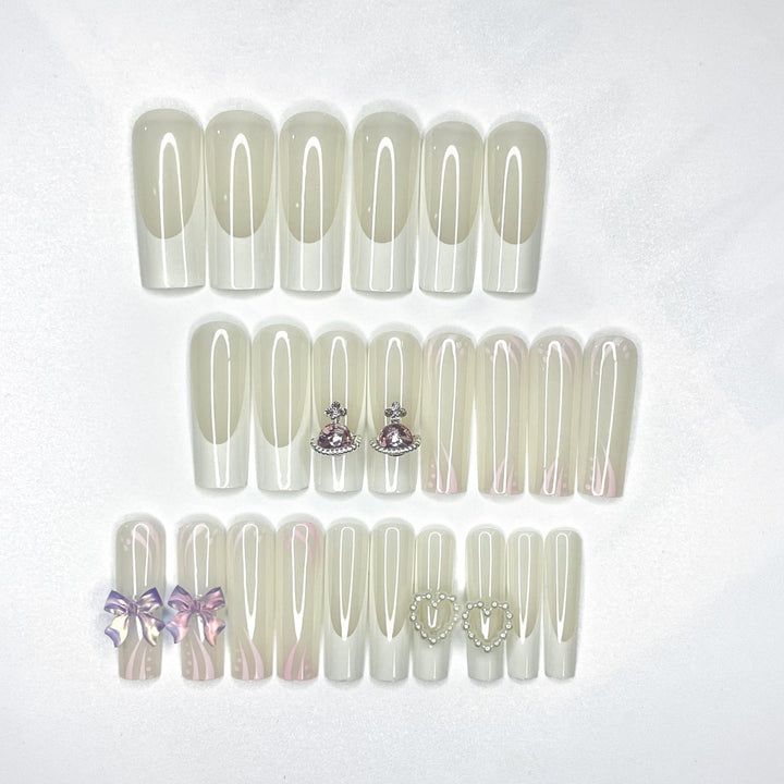 Glamorous 3D Decorated Nail Extensions Stornfield