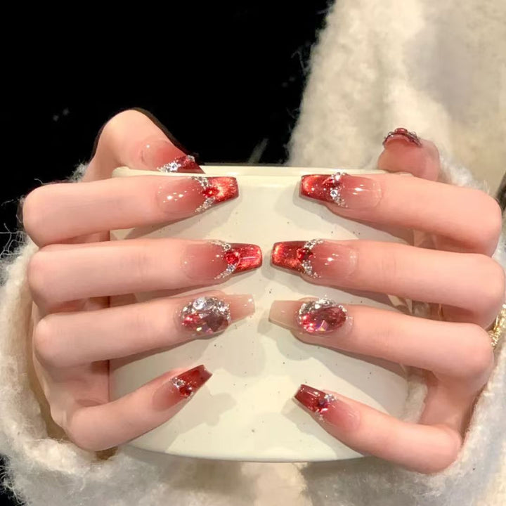 Luxury Glittering Press-On Nail Set Stornfield