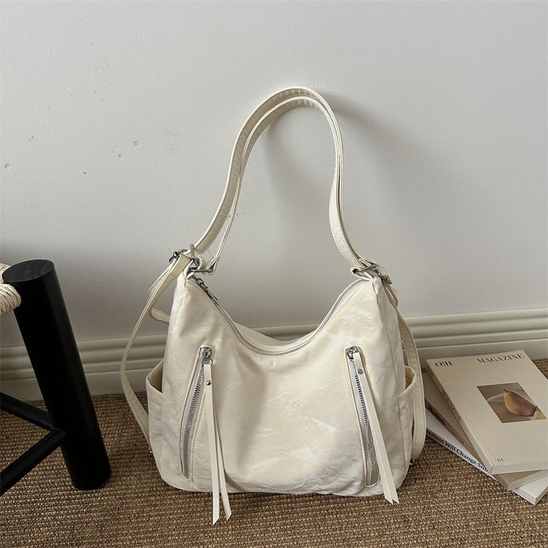 Versatile Textured Hobo Bag