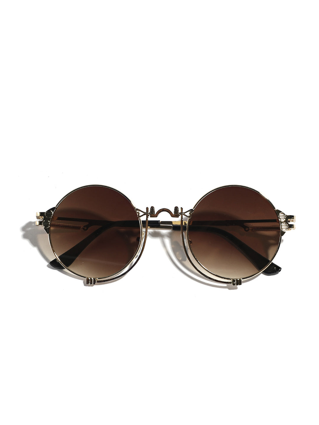 Ladies fashionable round sunglasses with high-quality metal frame Stornfield