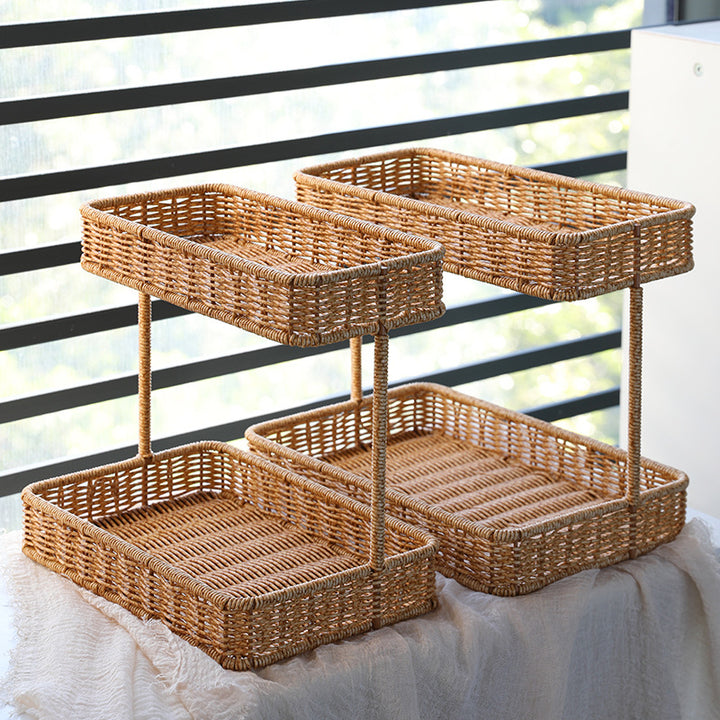 Unisex two-level storage basket Stornfield