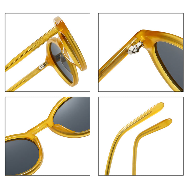 Women's fashionable sunglasses with trendy round lenses and stylish frame Stornfield