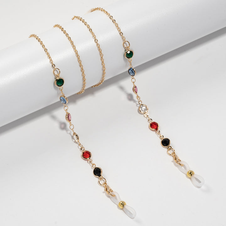 Stylish Decorative Gemstone Eyewear Chain Stornfield