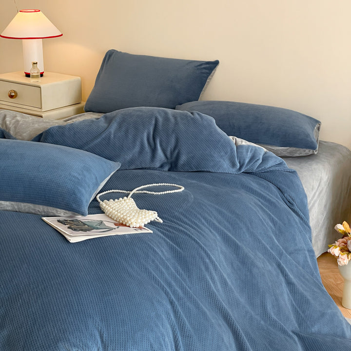 Premium Textured Quilt Cover Set