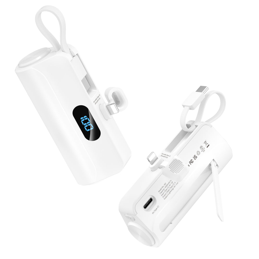 Compact power bank with integrated LED light Stornfield
