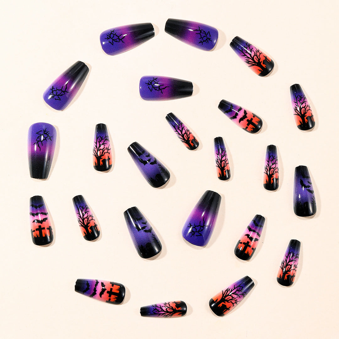 Halloween-Themed Spooky Nail Art Extensions Stornfield