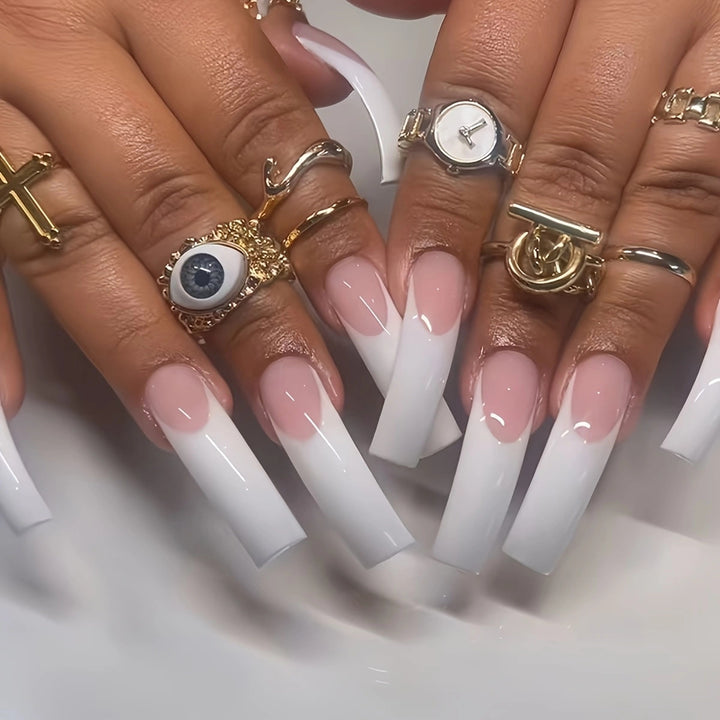 Premium Long Acrylic Press-On Nails Stornfield