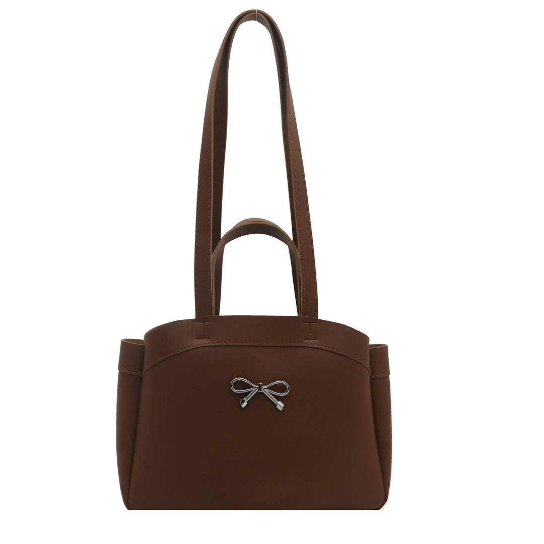 Elegant Bow Accent Handheld Tote Bag Stornfield