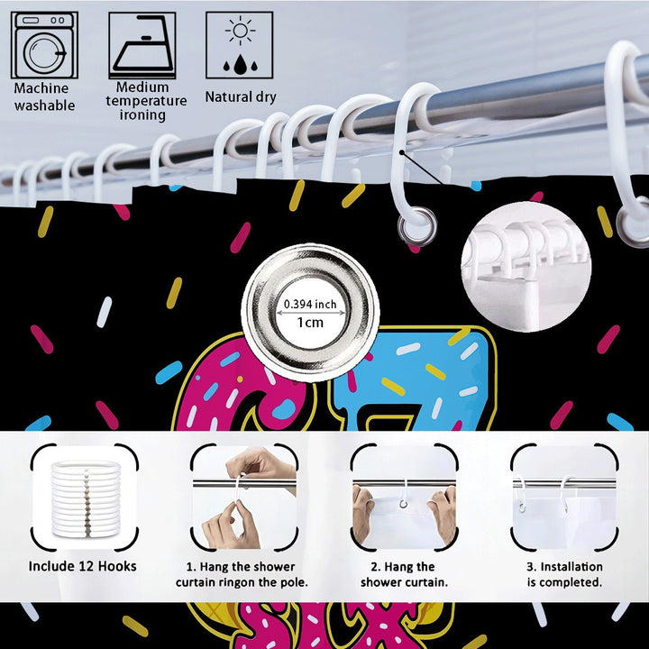 Colorful Dessert-Themed Bathroom Set Stornfield