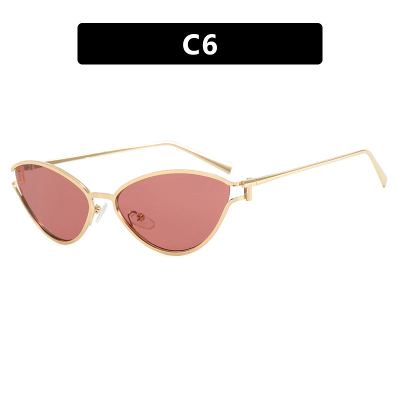 Women's Cat-Eye Sunglasses with Protective UV Filter and Elegant Metal Frame Stornfield