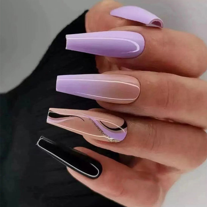 Artistic Nail Extensions in Elegant Design Stornfield