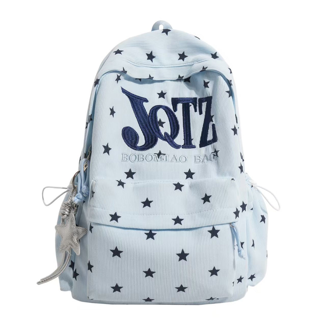 Star-Embellished Casual Backpack Stornfield