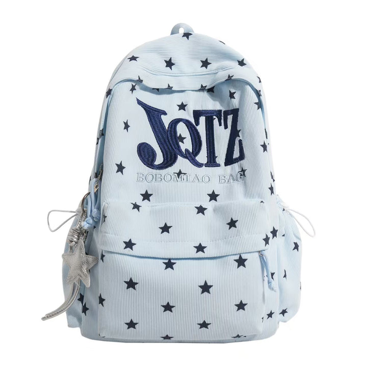 Star-Embellished Casual Backpack Stornfield