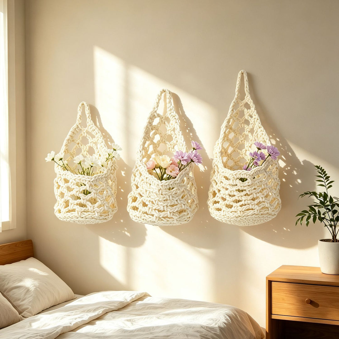 Macrame Flower Basket Stornfield