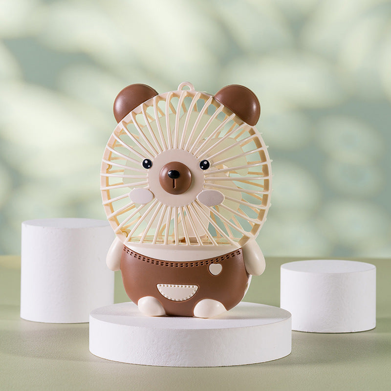 Unisex Mini Hand Fan in cute animal design Stornfield