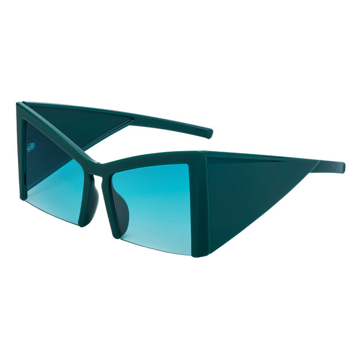 Women's futuristic sunglasses with striking angular frame Stornfield