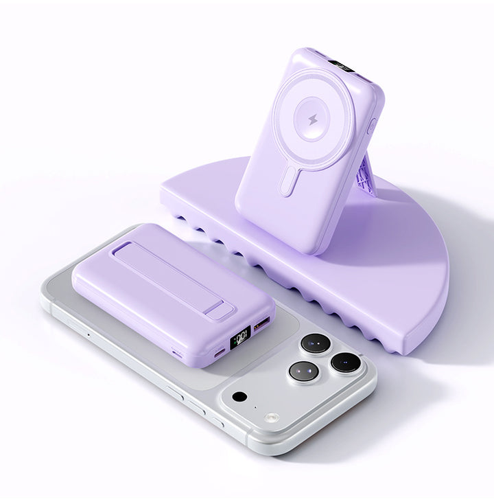 Compact Magnetic Power Bank with Stand Function Stornfield
